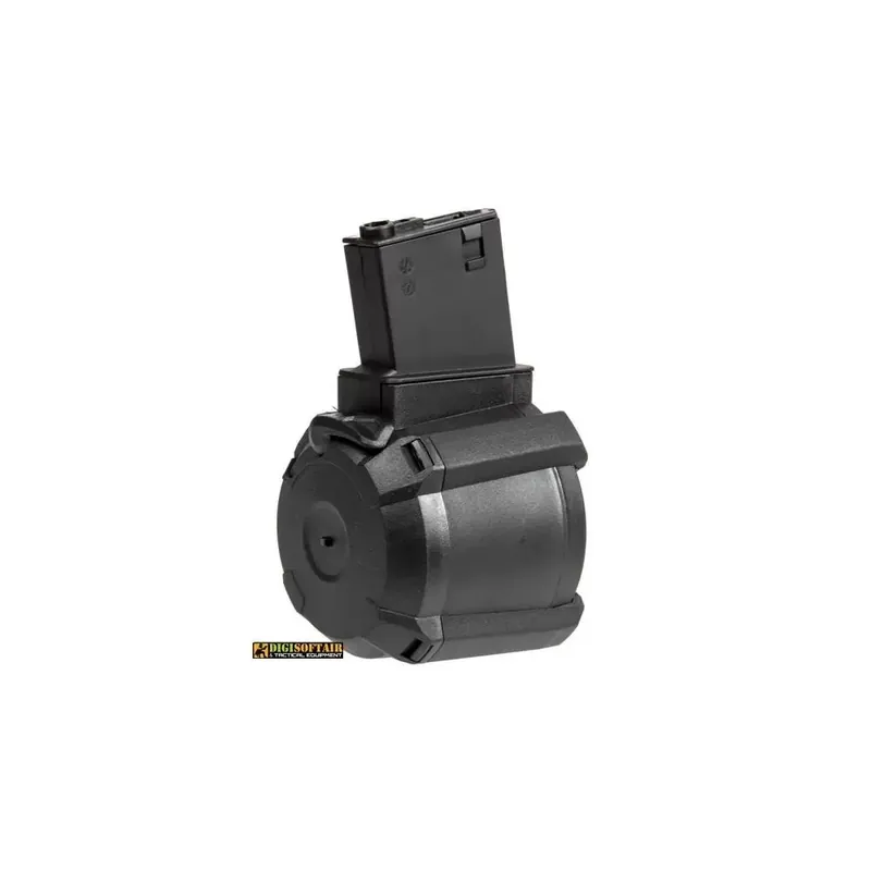 Tornado caricatore elettrico nero M4 Drum 1200 bb