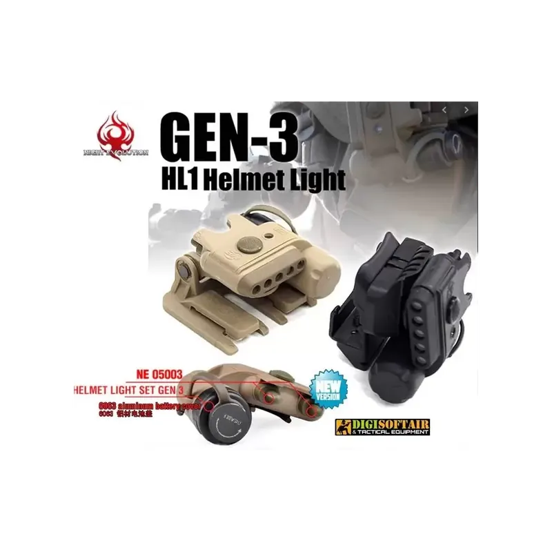 Gen III Helmet Light Night Evolution Dark earth