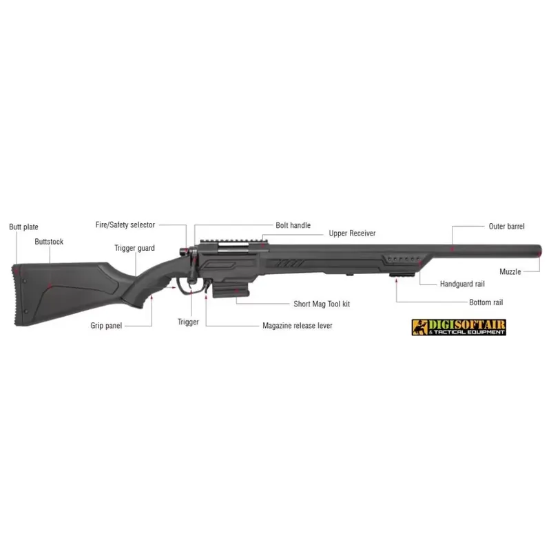 AAC T11 Bolt Action Sniper Rifle Action Army