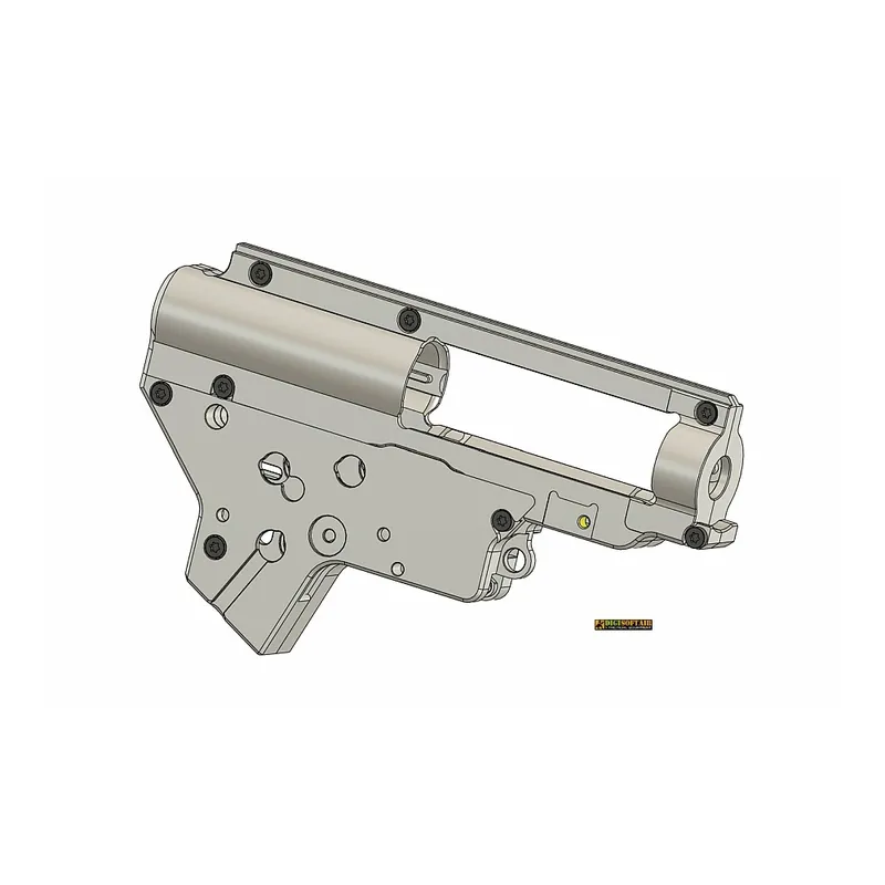 RetroArms CNC Split Gearbox V2 (8mm) QSC 2025 — Meccanica split CNC per V2 airsoft