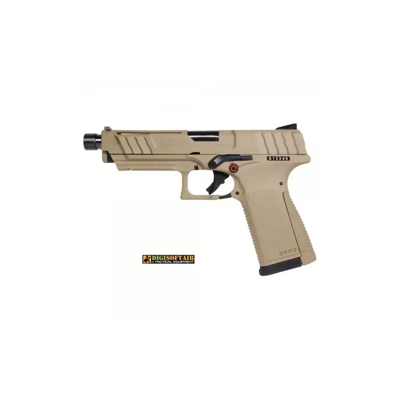 G&G PISTOLA GAS GTP9 desert POLYMER BLOW BACK
