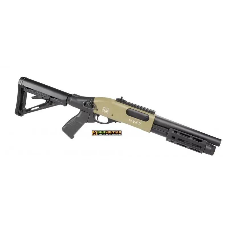 Secutor Velites G III Tan Fucile a pompa a Gas Full metal sav0022