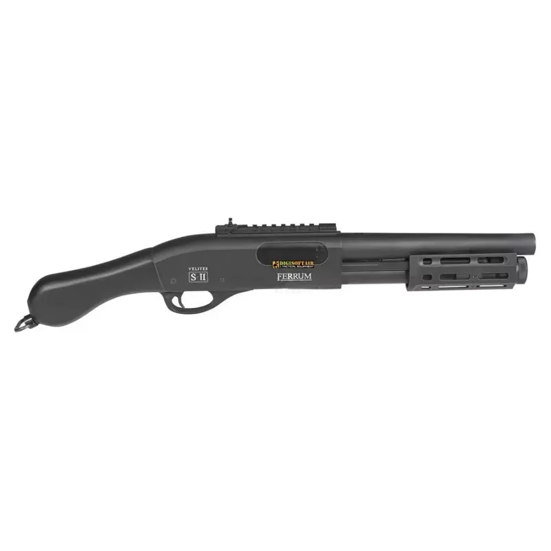 Secutor Velites Ferrum S II Black Fucile a pompa a Molla Full metal SAV0027