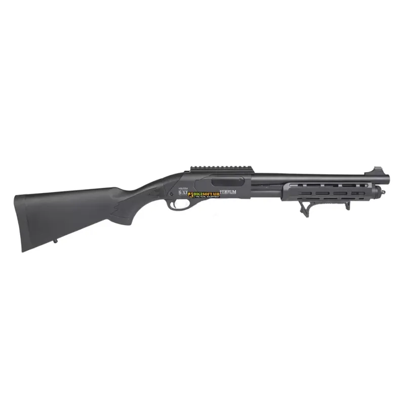 Secutor Velites Ferrum S XI Nero Fucile a pompa a Molla Full metal SAV0029