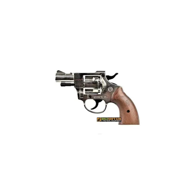 Bruni Revolver Olympic Nichel cal.380 — Salve 6 colpi