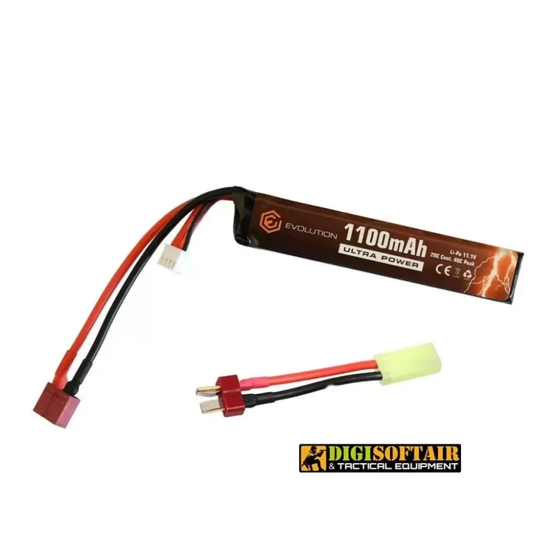 Evolution Li-Po Ultra Power 11.1V 1100mAh 20C - 40C 3 x mm 16.3x20x103 EA0143B