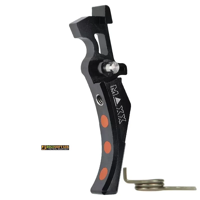 Maxx Model CNC Aluminum Advanced Speed Trigger Style D Black MX-TRG001SDB