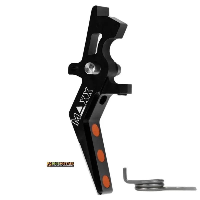 Maxx Model CNC Aluminum Advanced Speed Trigger Style A Black MX-TRG002SAB