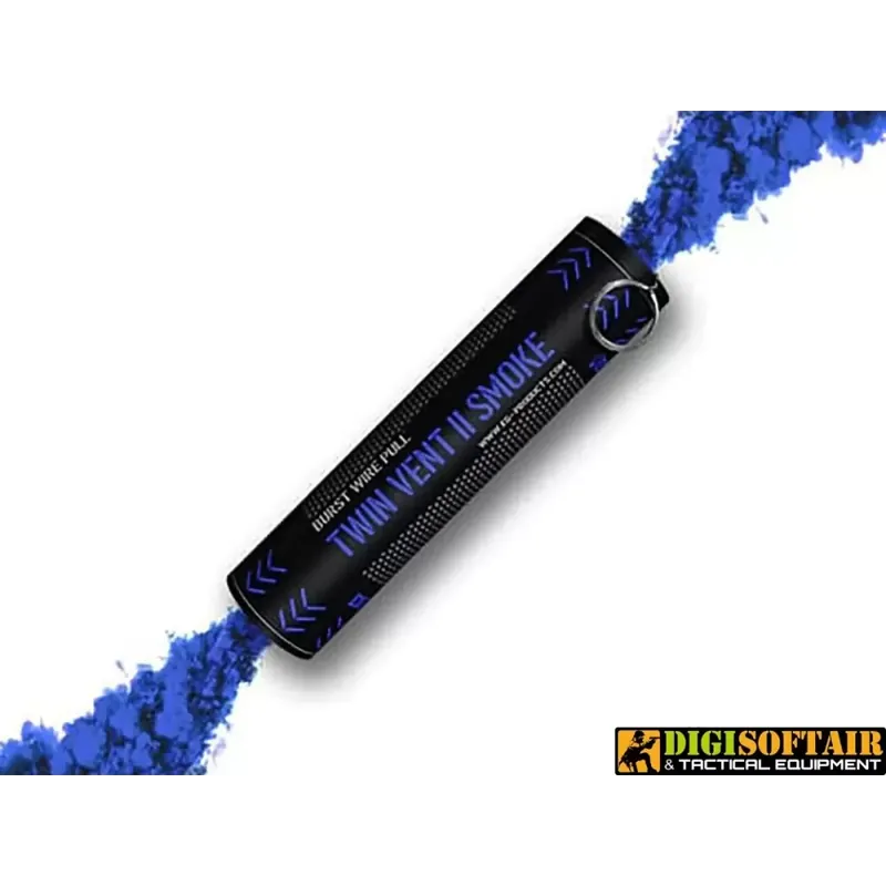 Enola Gaye Twin Vent II Wire Pull® Smoke Grenade blue