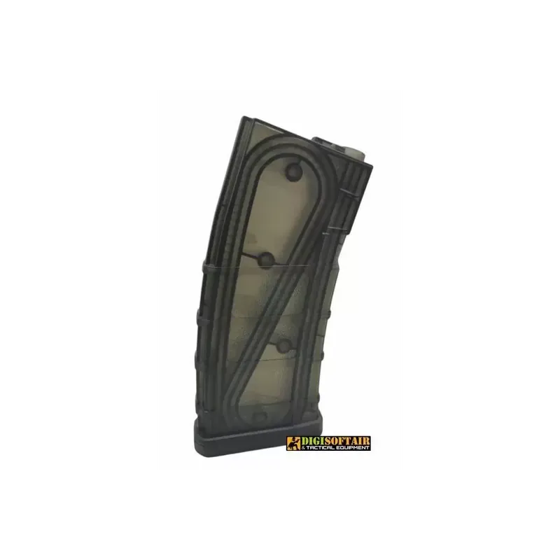 Bolt Black trasparent magazine Mid Cap M4 140bb 1pz