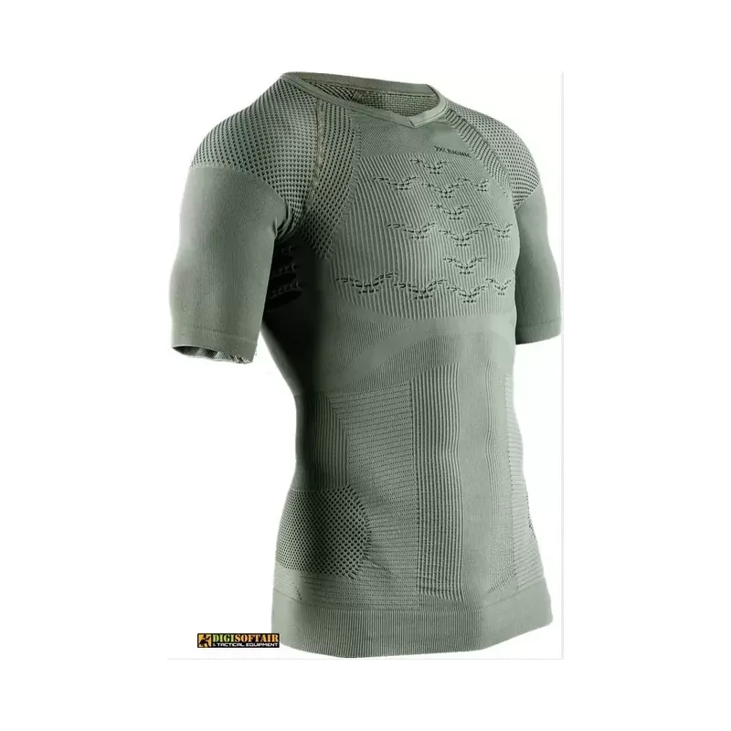 X Bionic Energizer 4.0 Combat Shirt Short Sleeve Olive Green