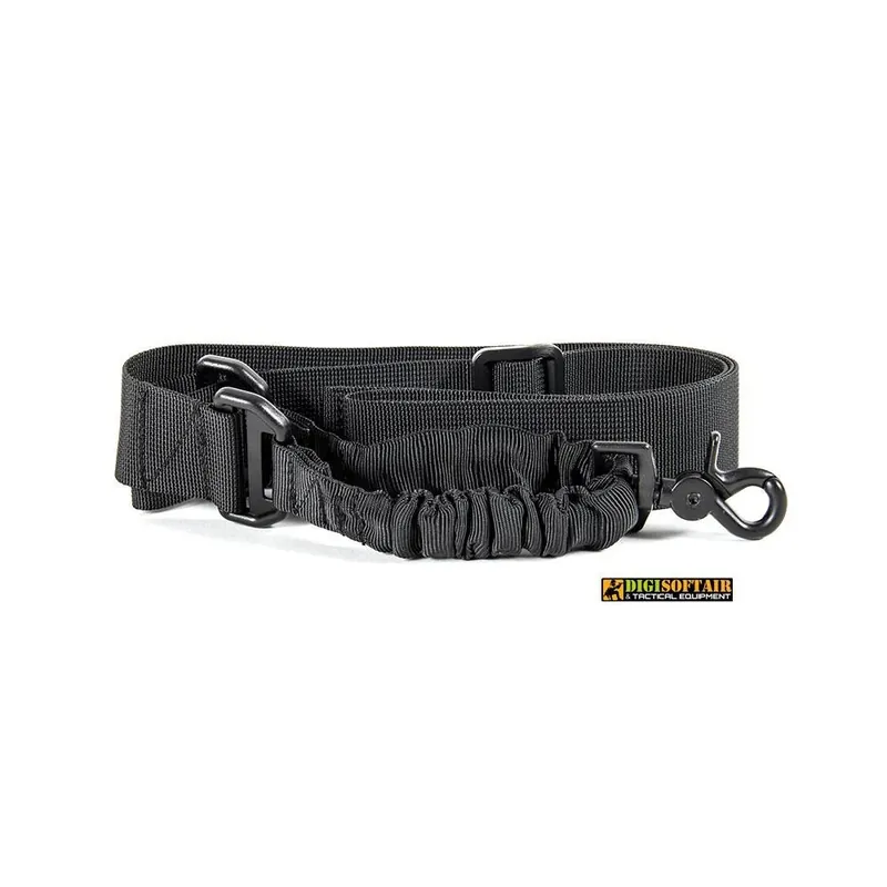 Invader Gear One Point Flex Sling Nero - Cinghia Monopunto Elastica per Fucile