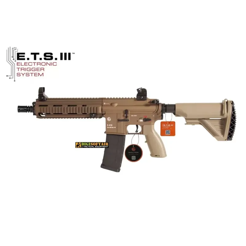 Evolution E-416 CQB ETS Bronze con centralina programmabile EH17AR-BR-ETS