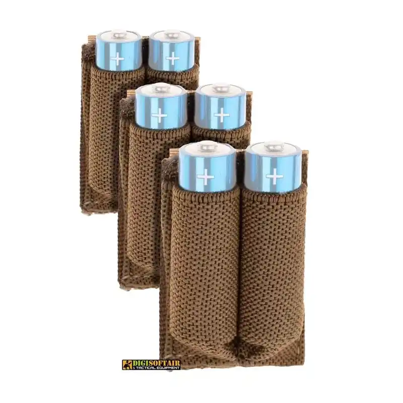 Battery Strap AA 3-pack Invader Gear Coyote color