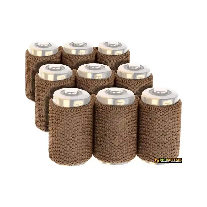 Battery Strap CR123 3-pack Invader Gear Coyote color