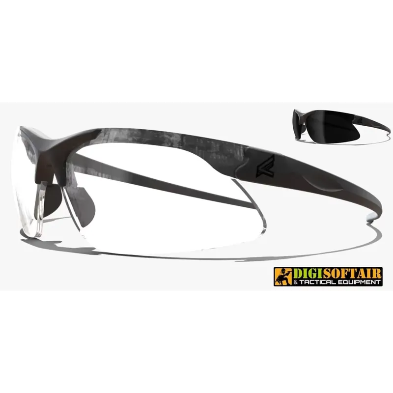 EDGE TACTICAL Sharp Edge — occhiali tactical set con lente Smoke e Trasparente