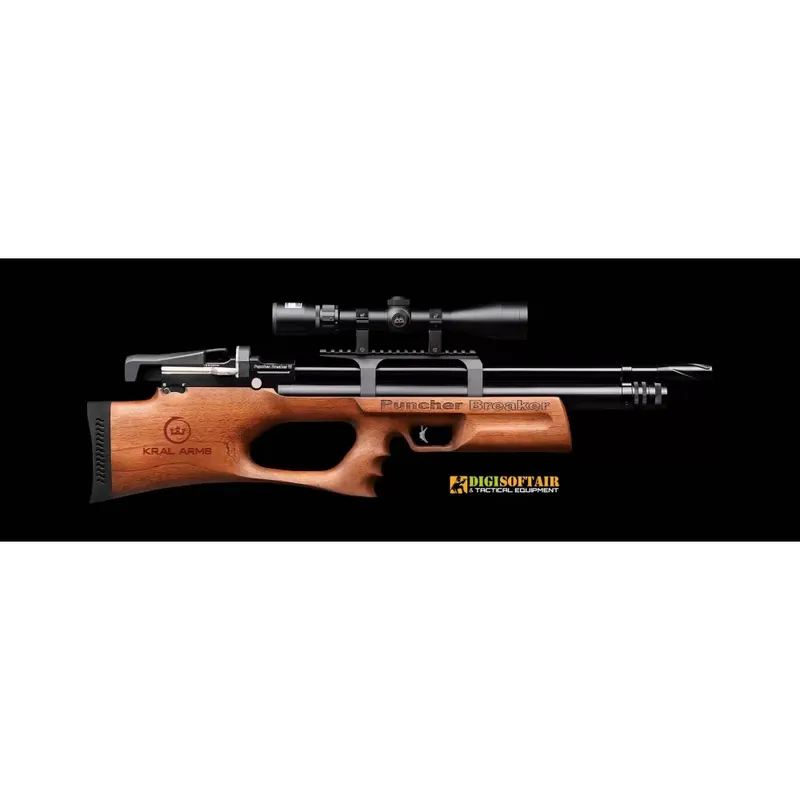 Carabina PCP Kral Arms Breaker Wood 4,5mm 150-087