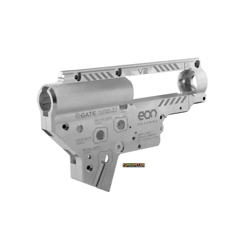 Gate EON V2 Gearbox rev 2 CNC Silver
