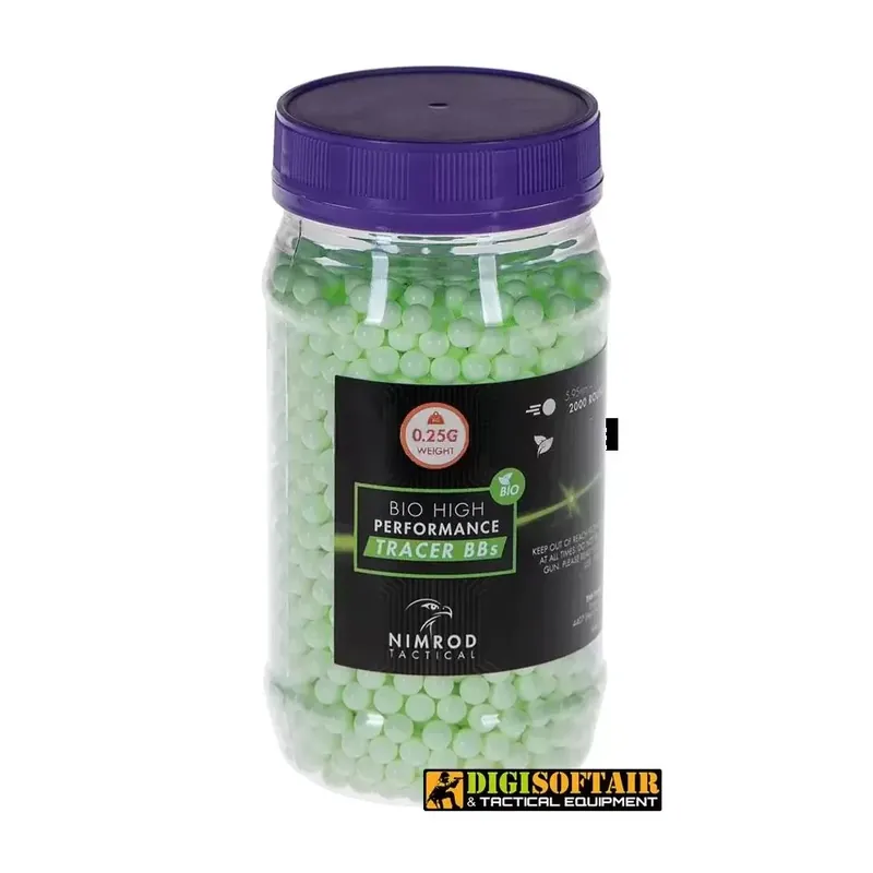 Pallni Biodegradabili 0,25g Nimrod Tracer BB 2000bb