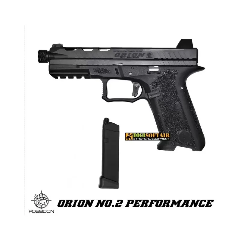 Poseidon Orion 2 Performance Airsoft GBB Pistol Black