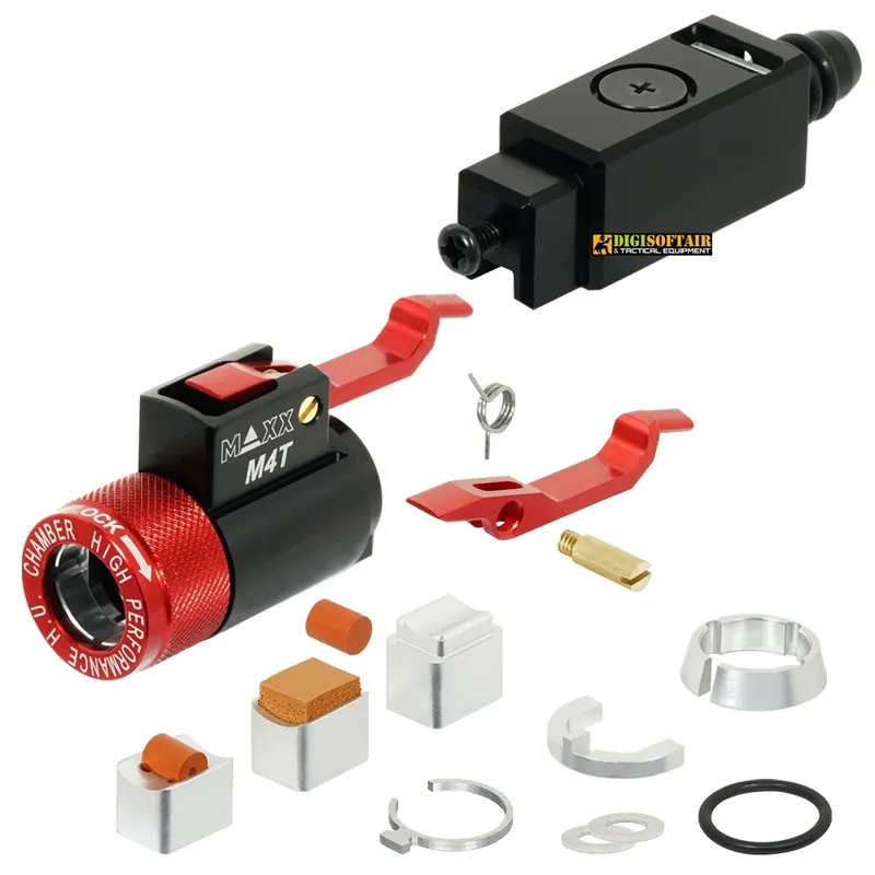 Maxx Model CNC Aluminum Hopup Chamber/Adjuster M4T (per TM MWS M4)
