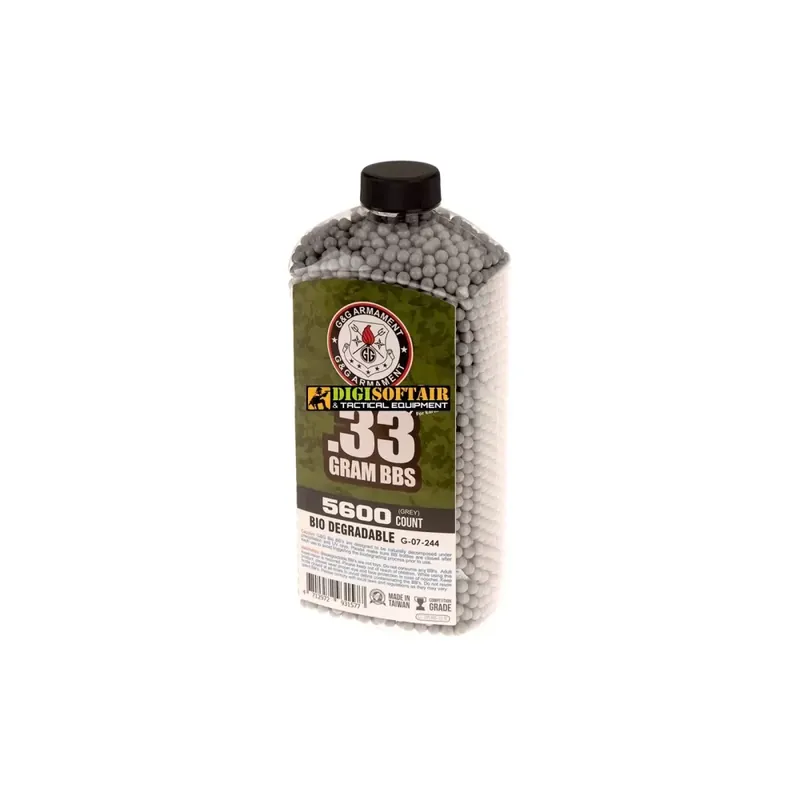 G&G 0,33g Bio Precision BBs Grey — 5600 rds