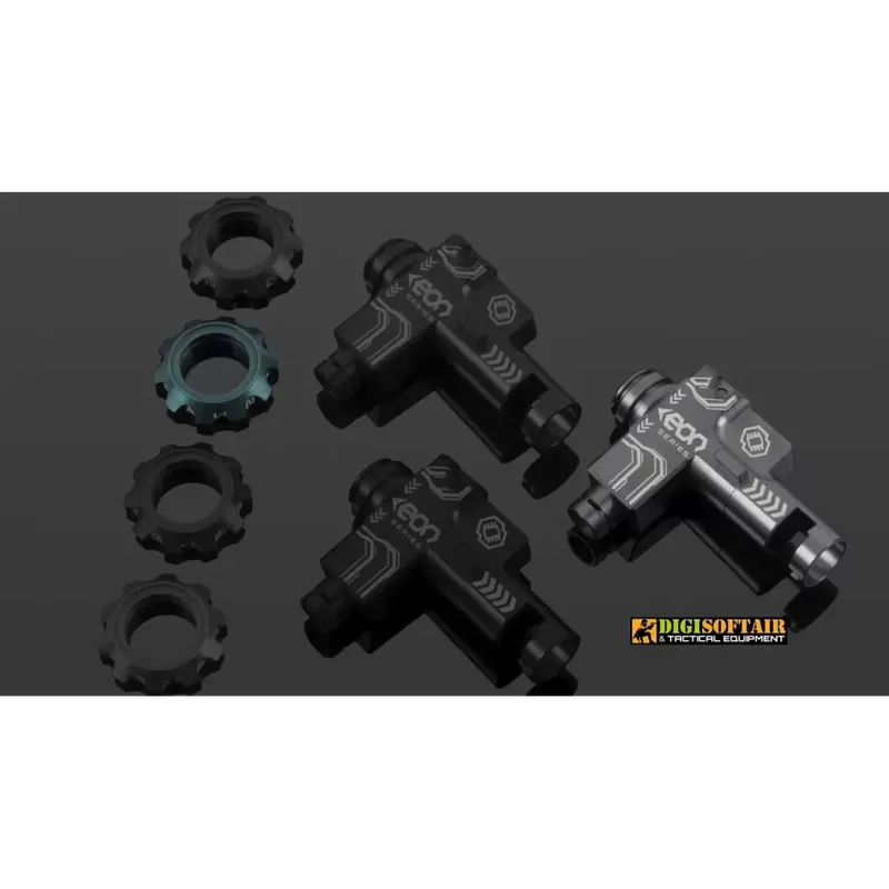 Gate EON Hop Up Chamber Titanium with cyan dial per serie m4 m16