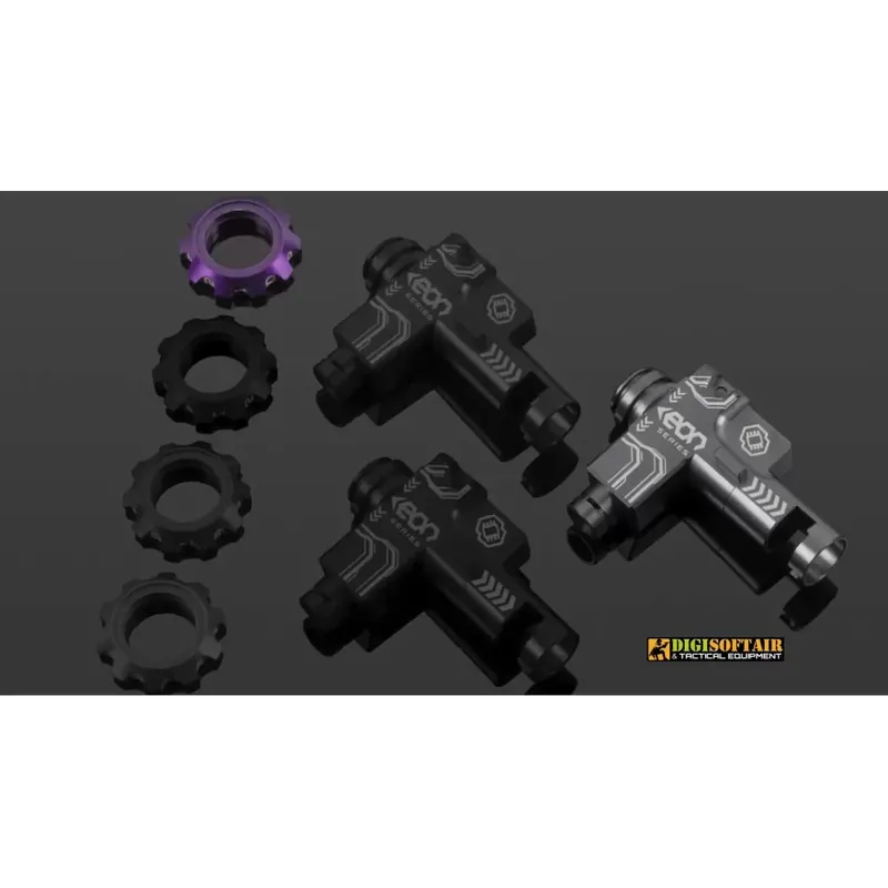 Gate EON Hop Up Chamber Titanium with violet dial per serie m4 m16
