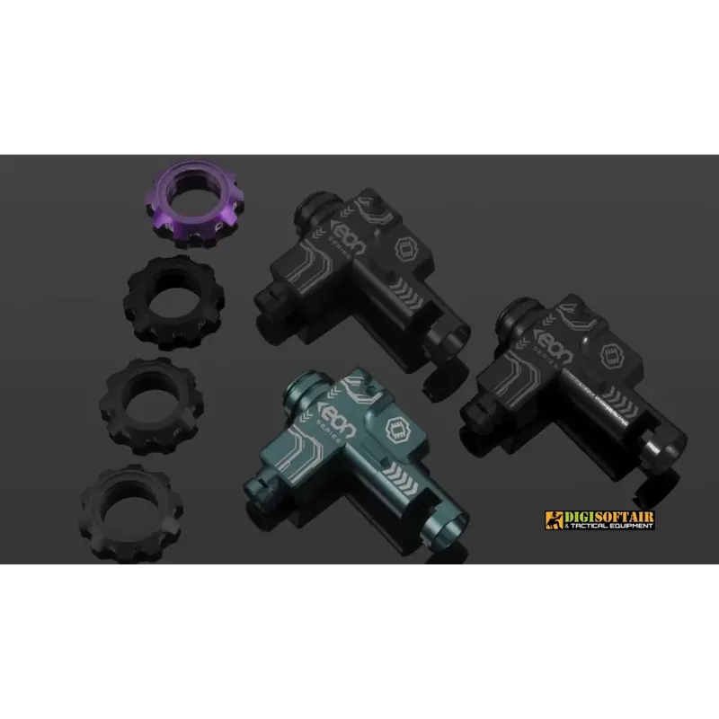 Gate EON Hop Up Chamber Cyan with violet dial per serie m4 m16