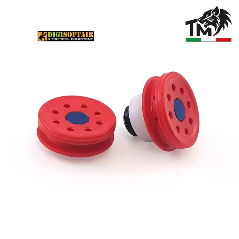 Top Max Testa pistone Red Power con cuscinetto in derlin TPRPWMM-D