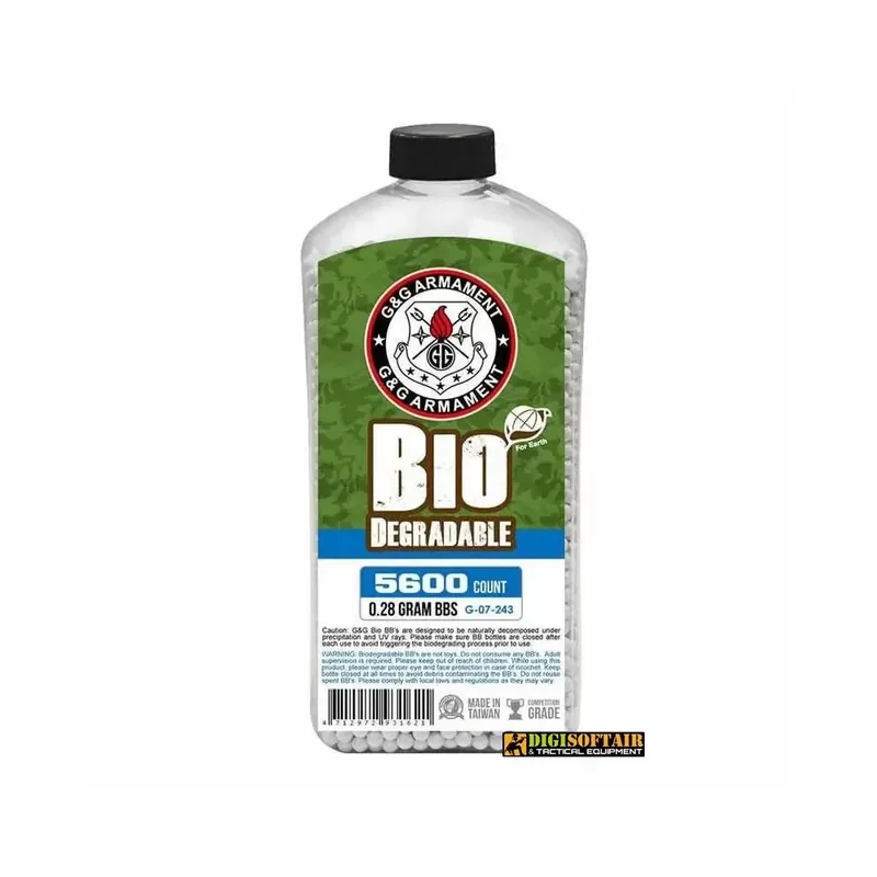 g&g pallini biodegradabili 0,28g 5600bb