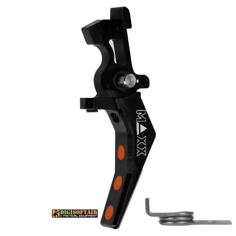 Maxx Model CNC Aluminum Advanced Speed Trigger Style B Black MX-TRG002SBB