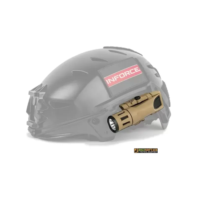 Inforce Tactical Helmet Flashlight HML White FDE, 400 lumens