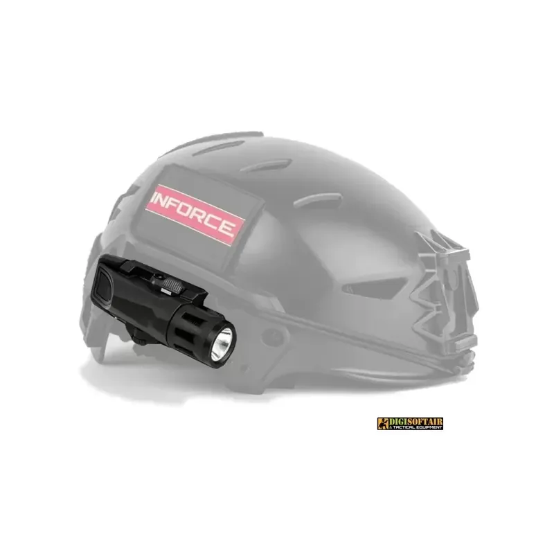 Inforce Tactical Helmet Flashlight HML White Black, 400 lumens