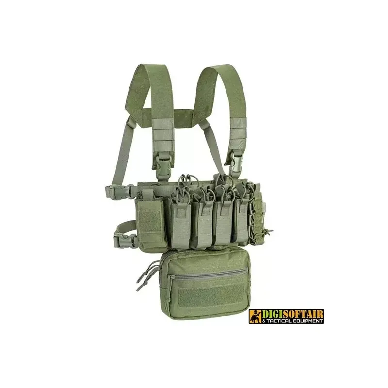 Mini Chest Rig 900D Olive Drab Defcon 5, Outac Line OT-RC201