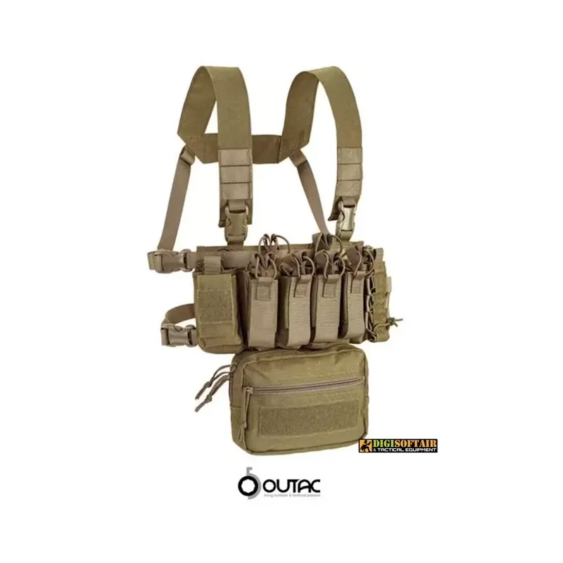 Mini Chest Rig 900D Coyote Tan Defcon 5, Outac Line OT-RC201
