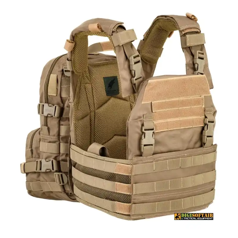 Defcon 5 Plate Carrier con backpack Coyote tan D5-BAV21 CT
