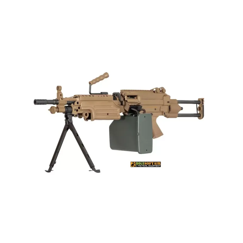 Specna Arms FN Herstal M249 Para Core Tan Machine Gun AEG SPE 01 028615