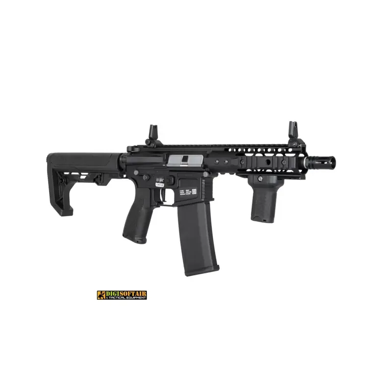 Specna Arms SA-E12 EDGE 2.0 GATE ASTER carbine replica black - New receiver/Light Ops Stock SPE-01-033922