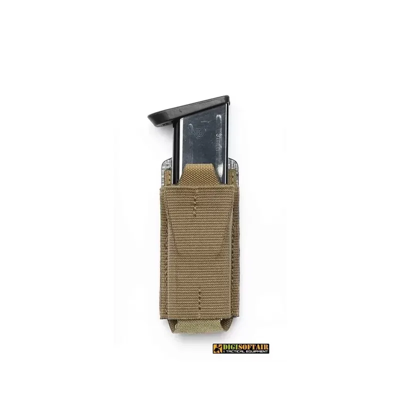 Coyote Brown Hybrid Mag Pouch - Pistol, Black Folium