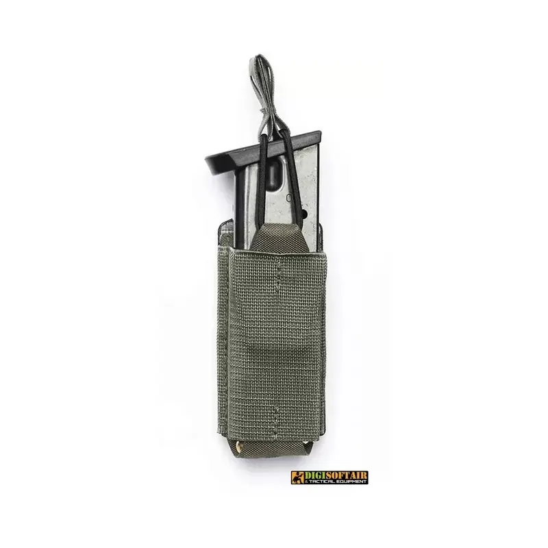 Ranger Green Hybrid Mag Pouch - Pistol, Black Folium