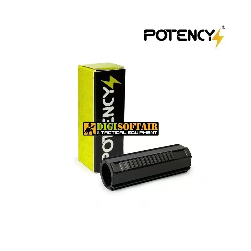 Pistone CARBON 14.5 denti Acciaio CNC Potency