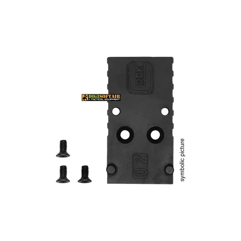 Glock Mos Piastra 25.5mm per montaggio micro dot