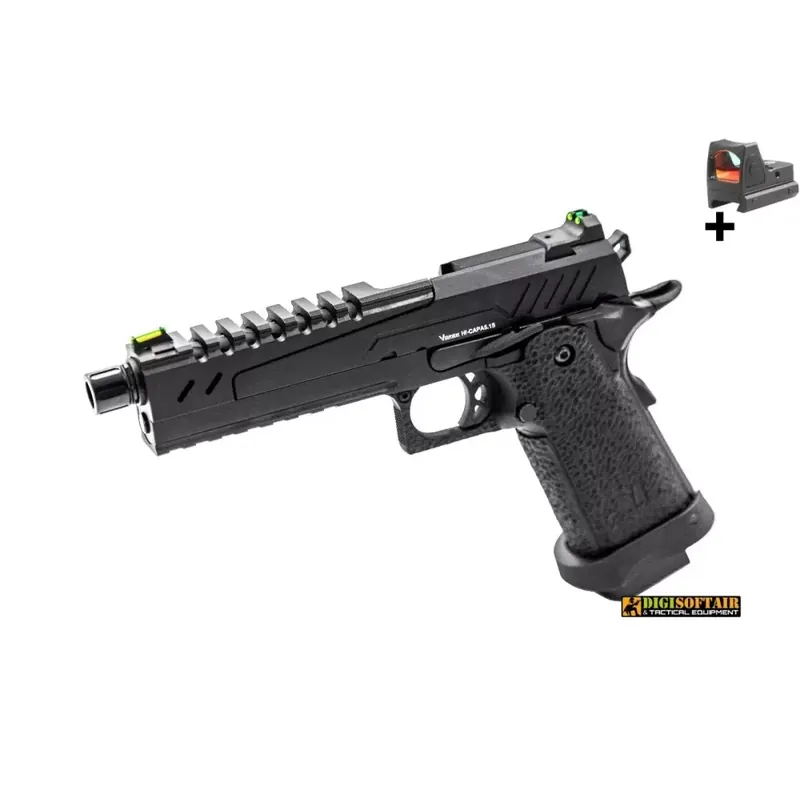 Vorsk Hi-Capa 5.1S Black color, red dot incluso