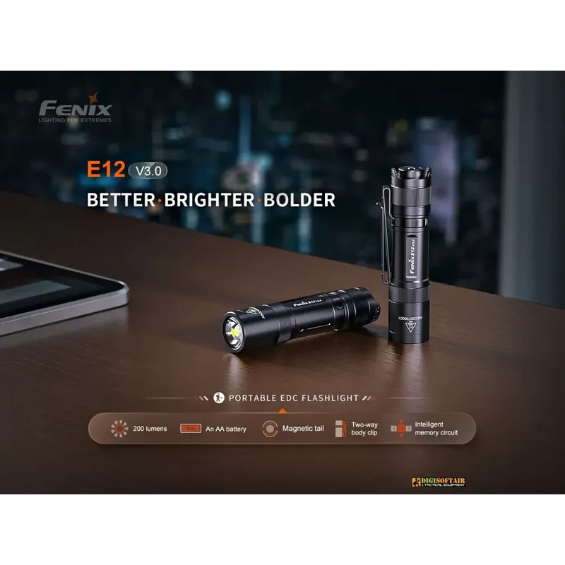 Fenix E12 V3.0 Torcia 200 lumen