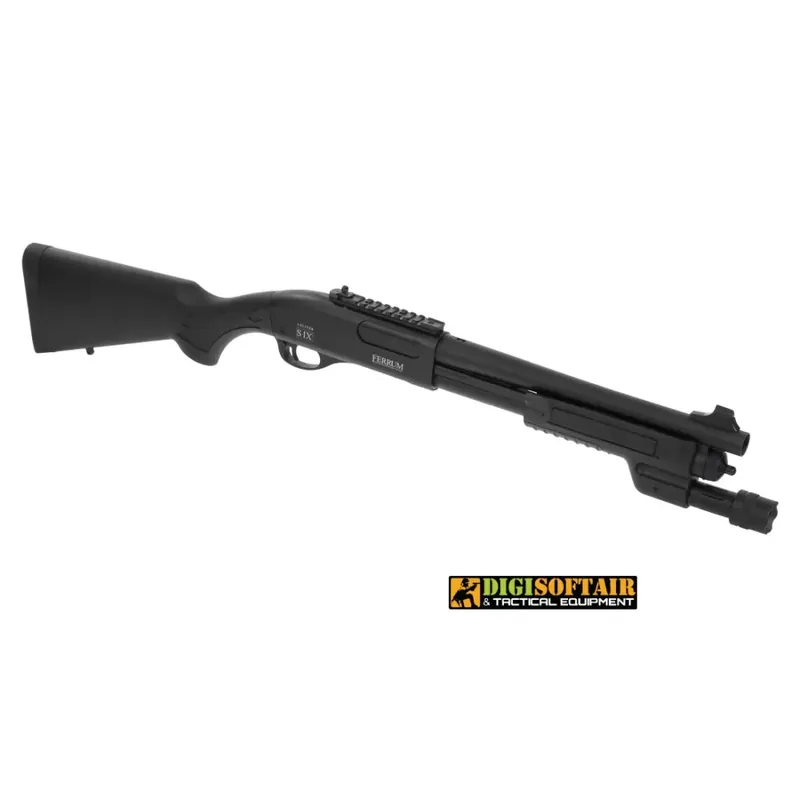 Secutor Velites Ferrum S IX Nero Fucile a pompa a Molla Full metal SAV0032