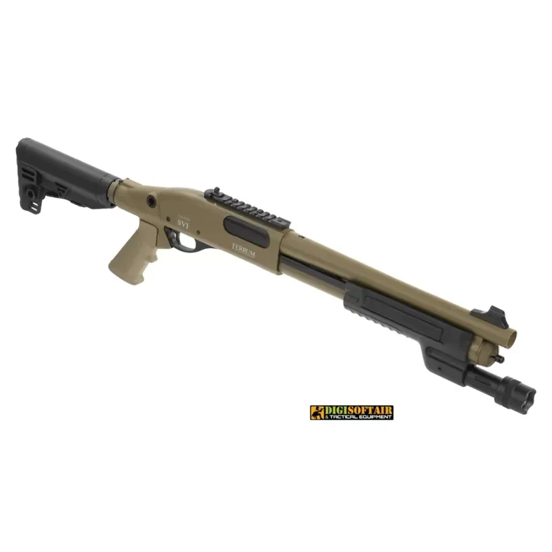 Secutor Velites Ferrum S VI Tan Fucile a pompa a Molla Full metal SAV0035