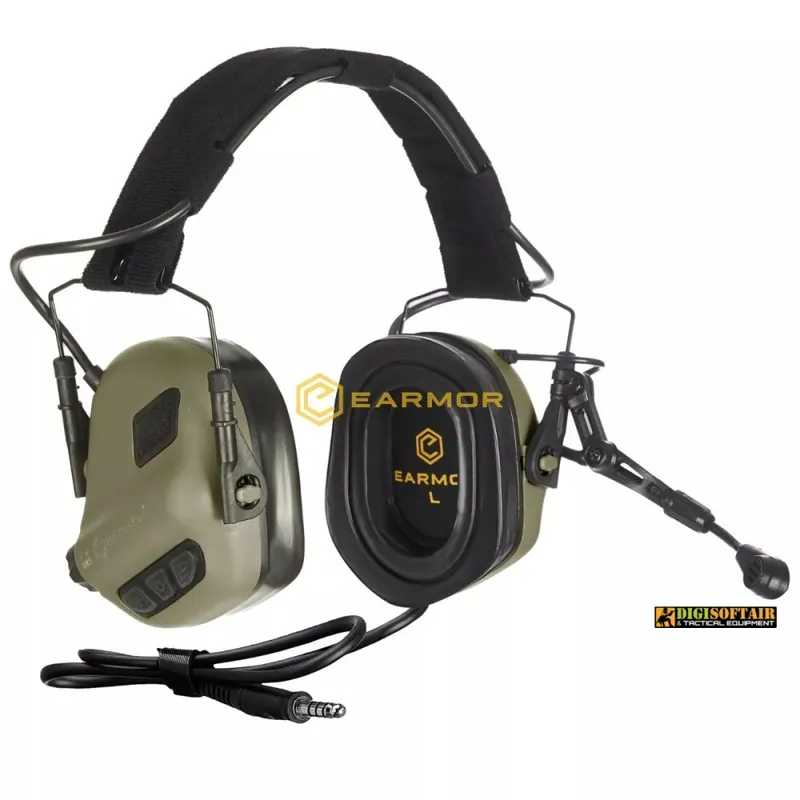 Tactical Earmor M32 Plus Verdi Cuffie elettroniche