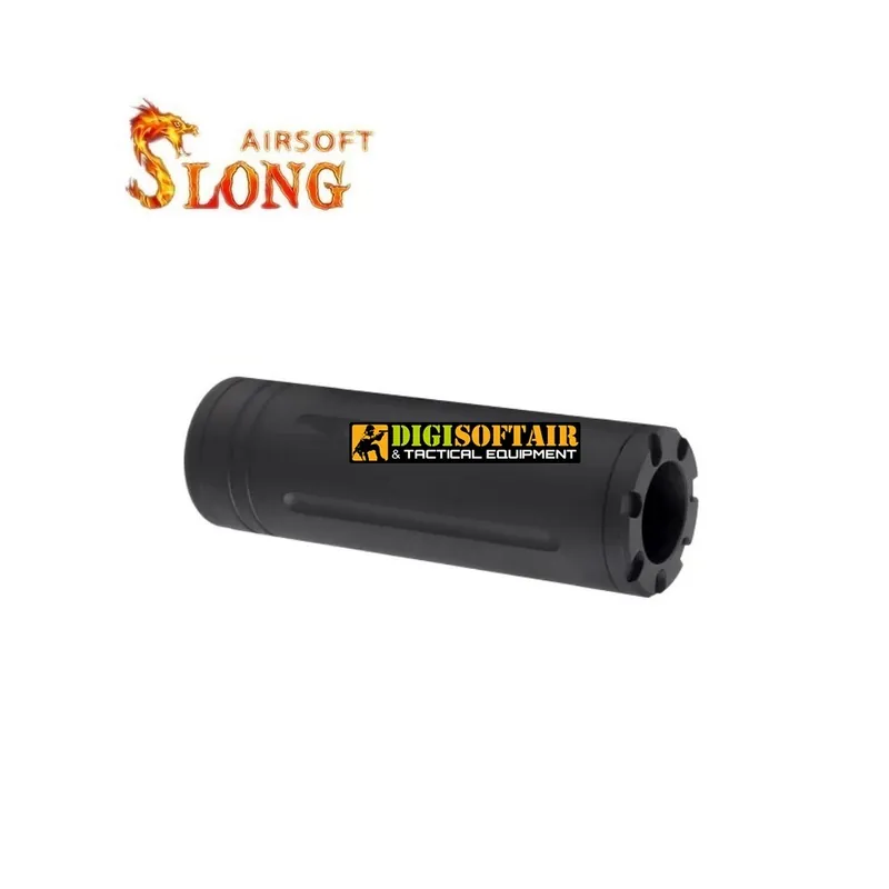 Silenziatore Slong Airsoft 14mm CCW Type D - 110mm