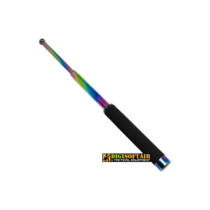 Manganello estensibile in acciaio Rainbow da 20/53cm K++ Security